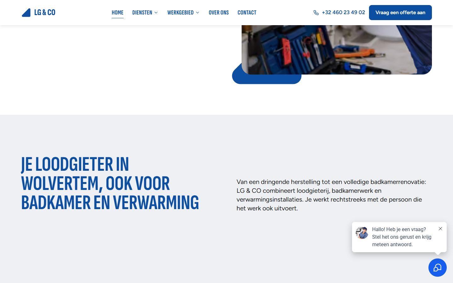 LG & CO: loodgieter, badkamer en verwarming in Wolvertem